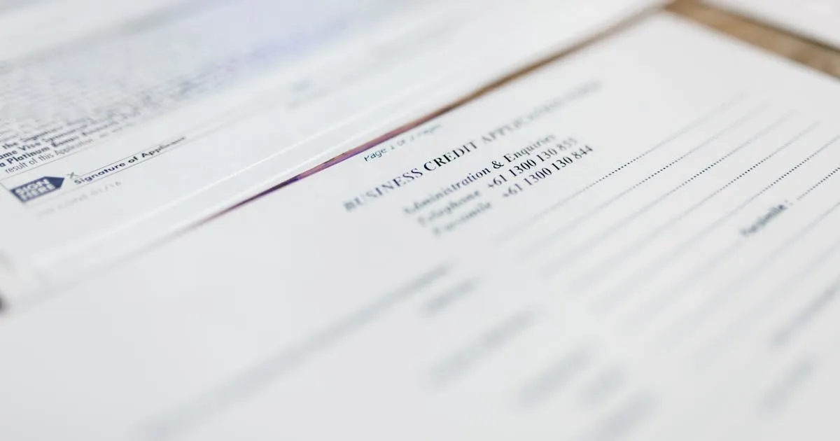 The Application Form