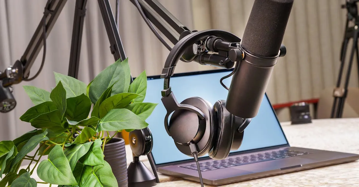 a simple audio recording setup