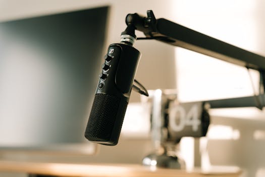 InnoGear Boom Arm Microphone Stand