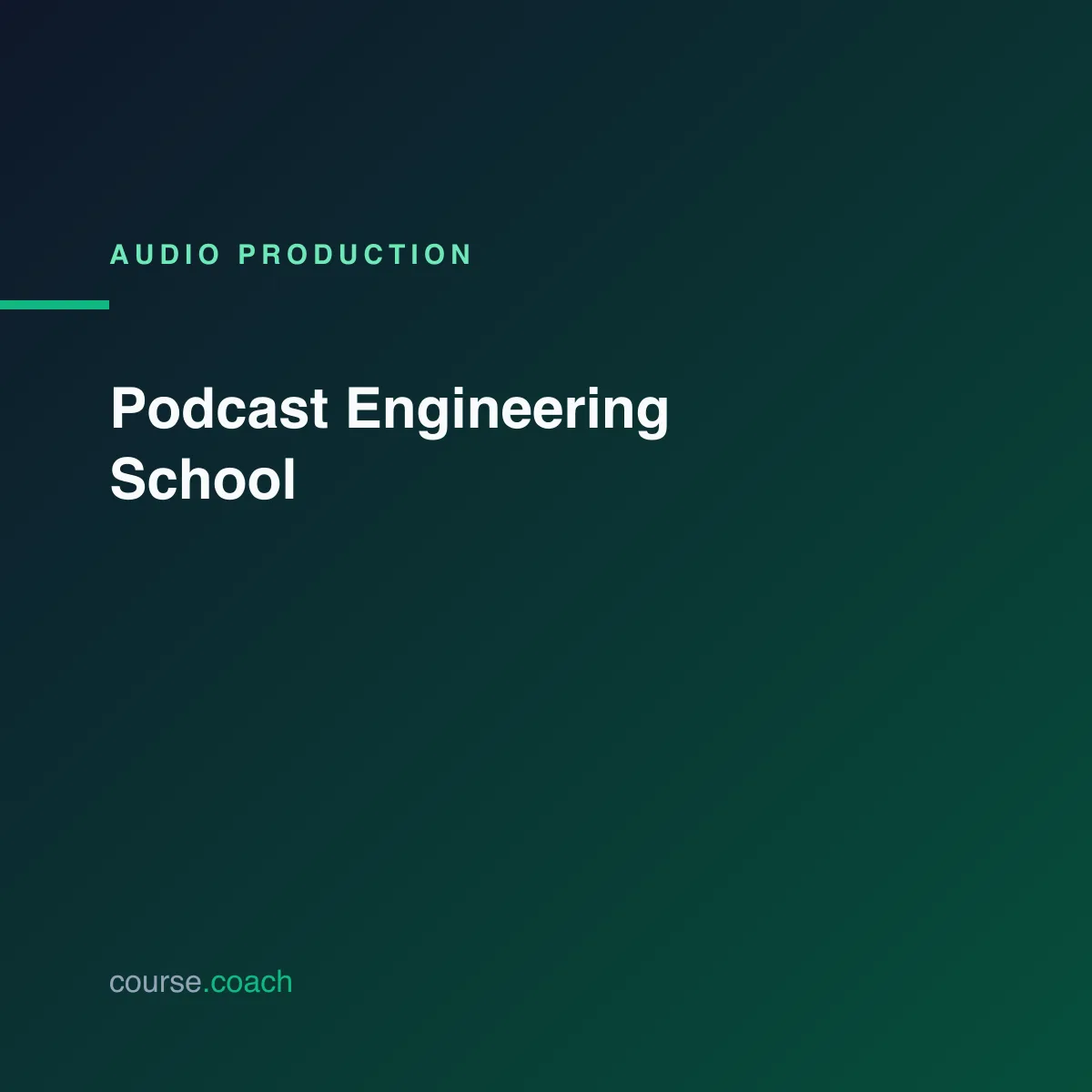 Podcast Engineering School